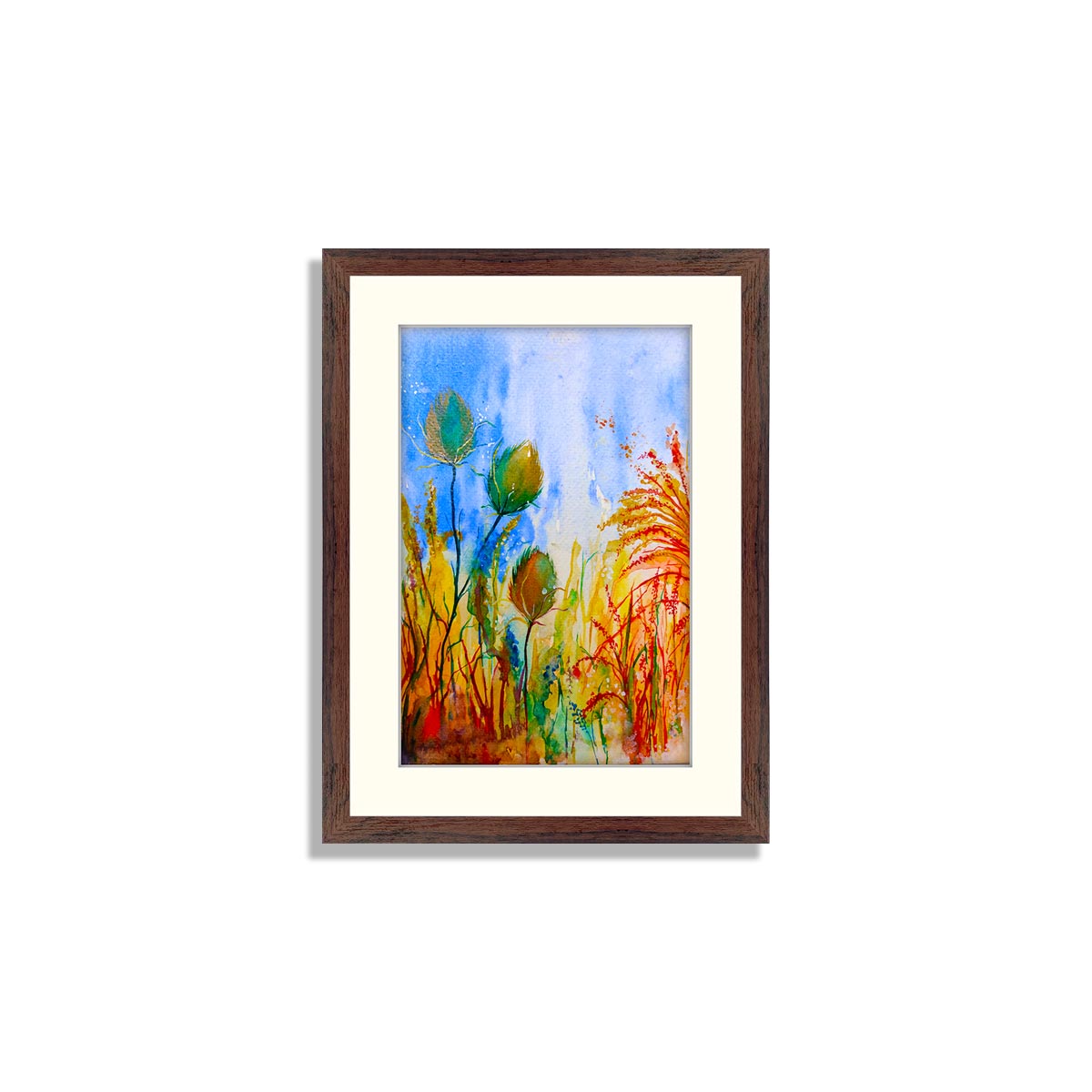 Set of 3 Abstract Floral Art 03