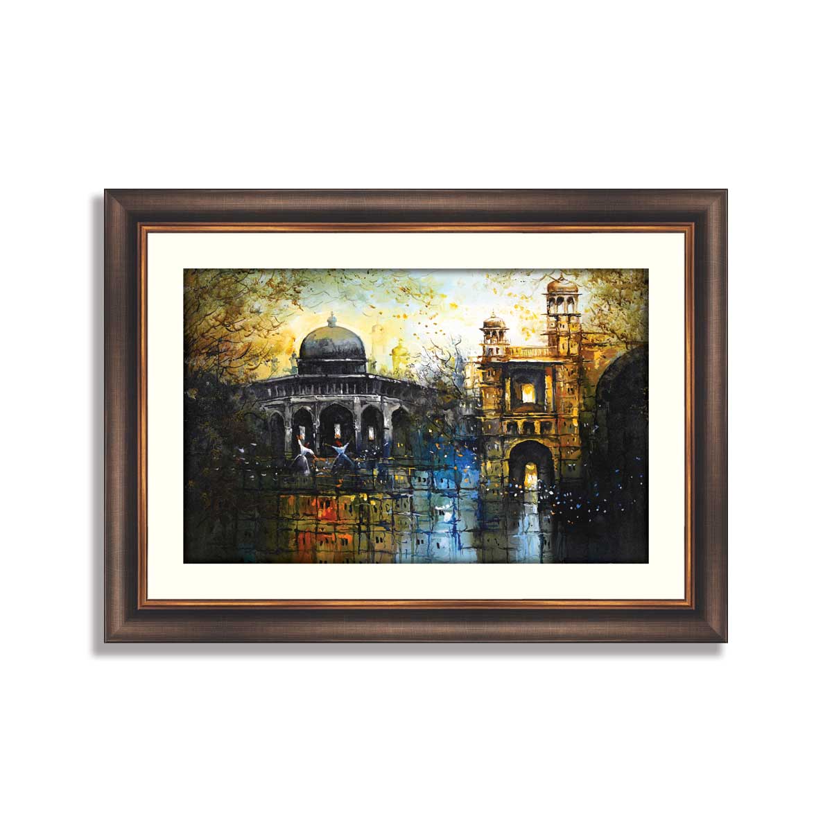 Set of 2 Historical Framed Art 09