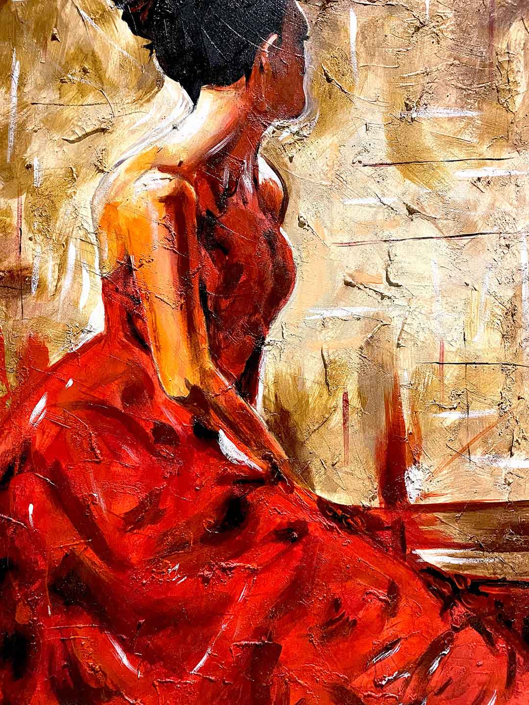 Figurative Handmade Oil Painting on canvas