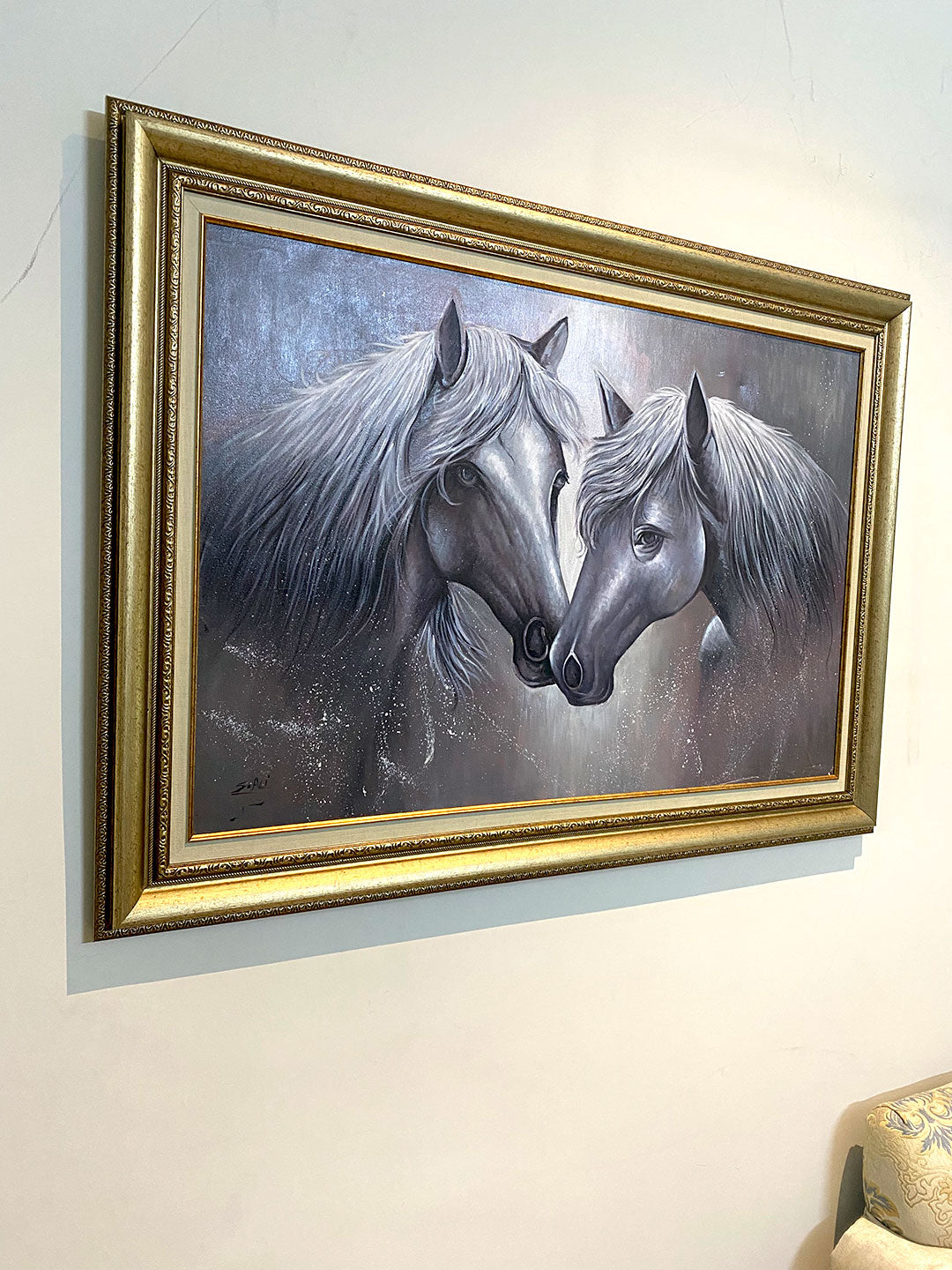 Arabian Horses-Painting- Handmade Oil painting on Canvas