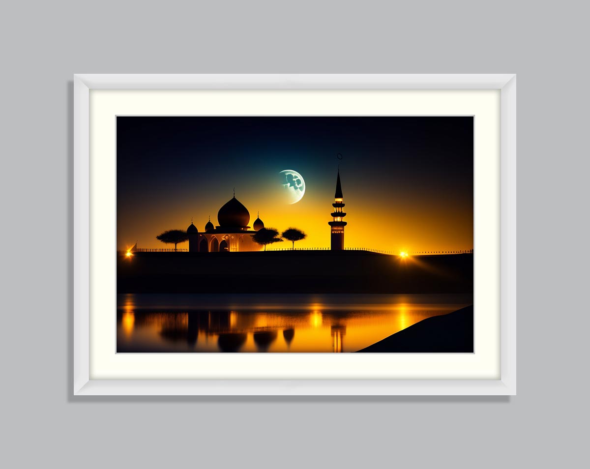 Mosque with Moon