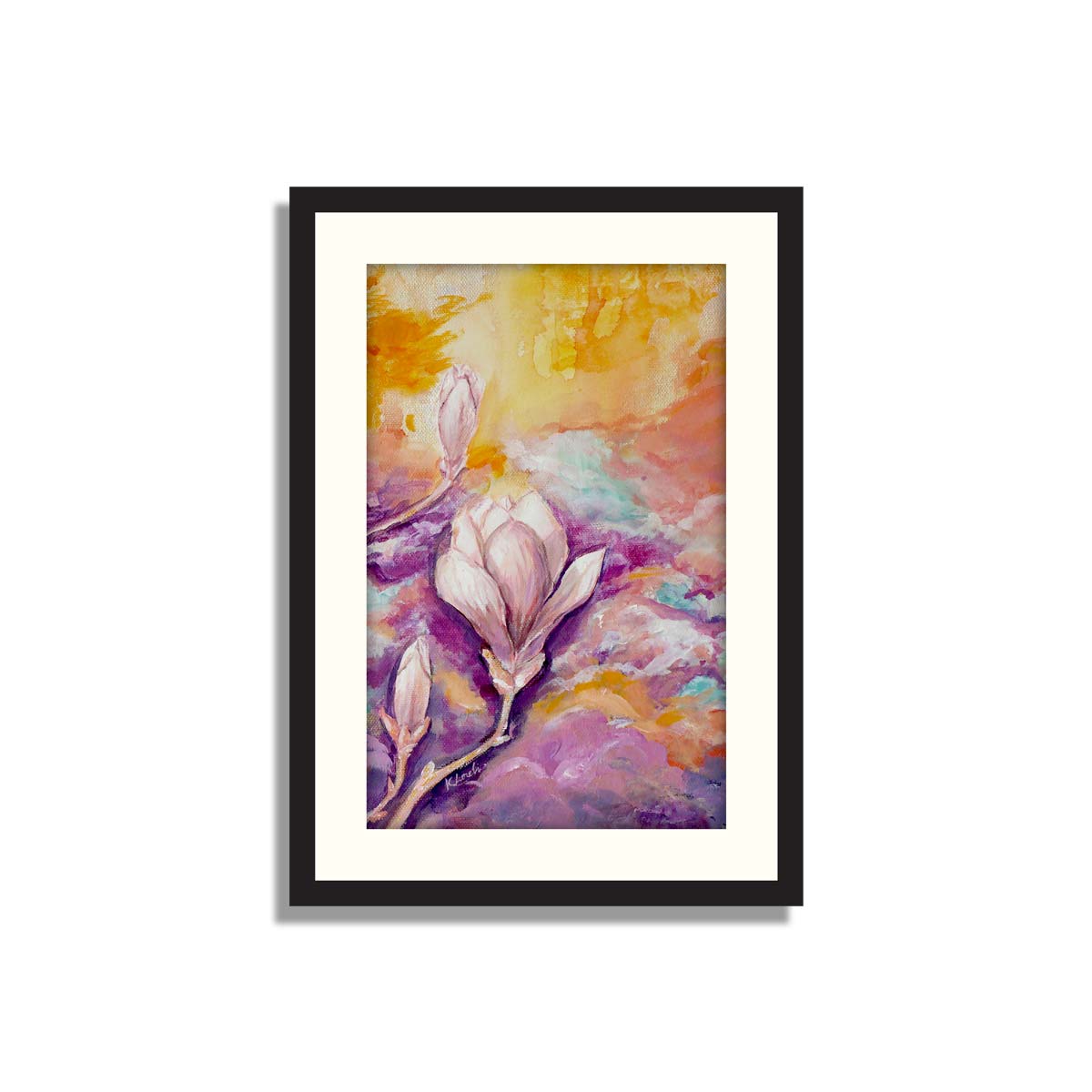 Set of 3  Floral Framed Art 05