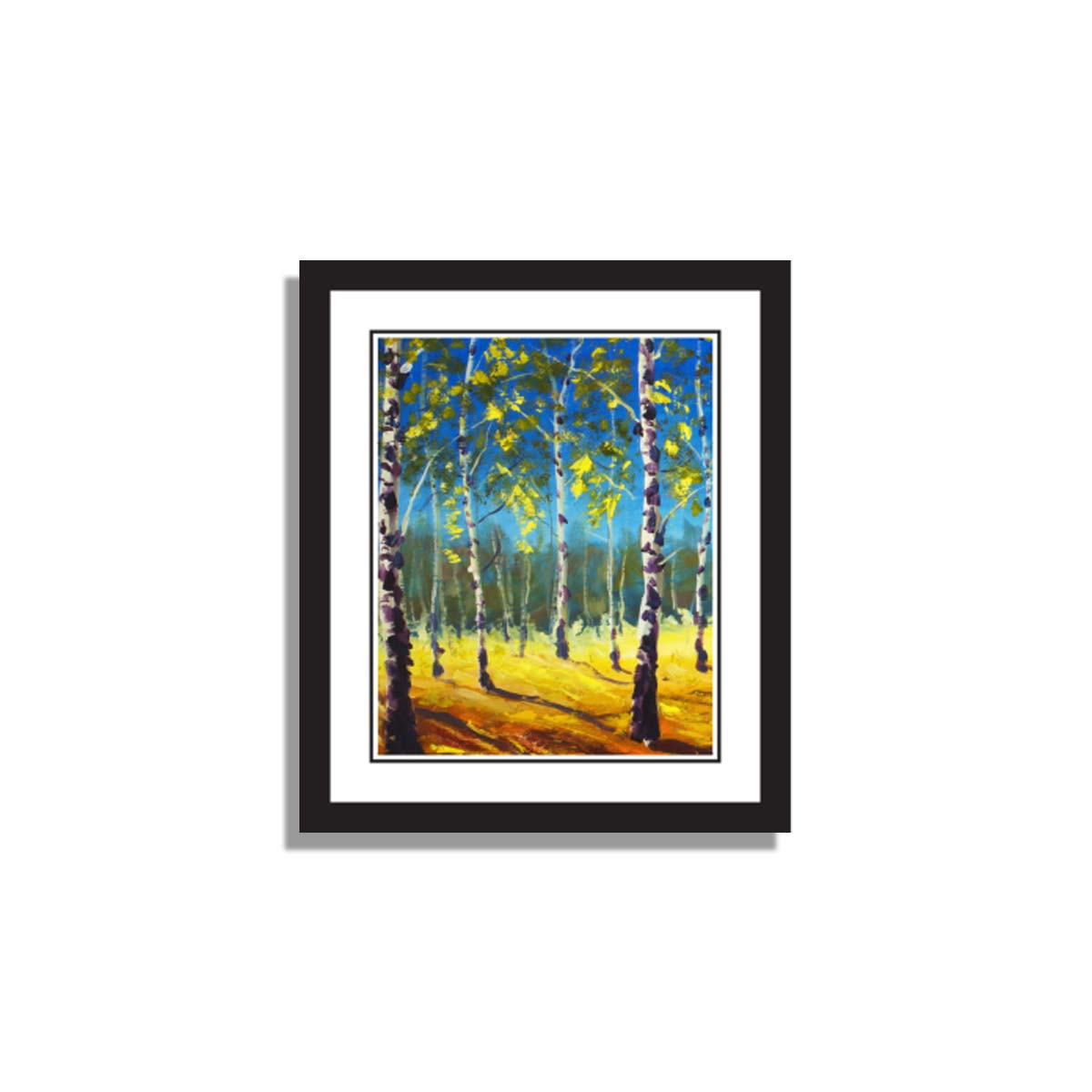 Set of 3 Forest Framed Art