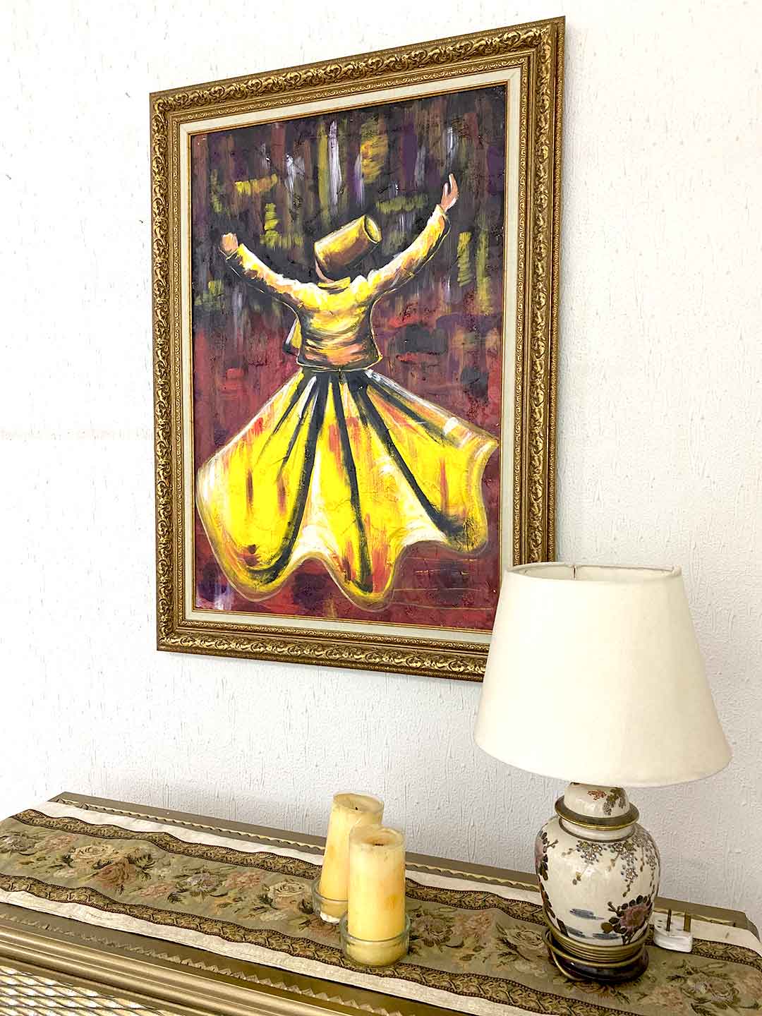 Handmade painting of Sufi/Dervaish