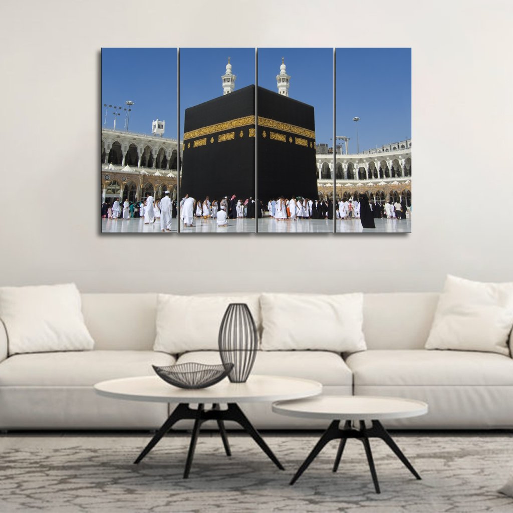 3 Panel Canvas set of Beautiful Picture of Kabba