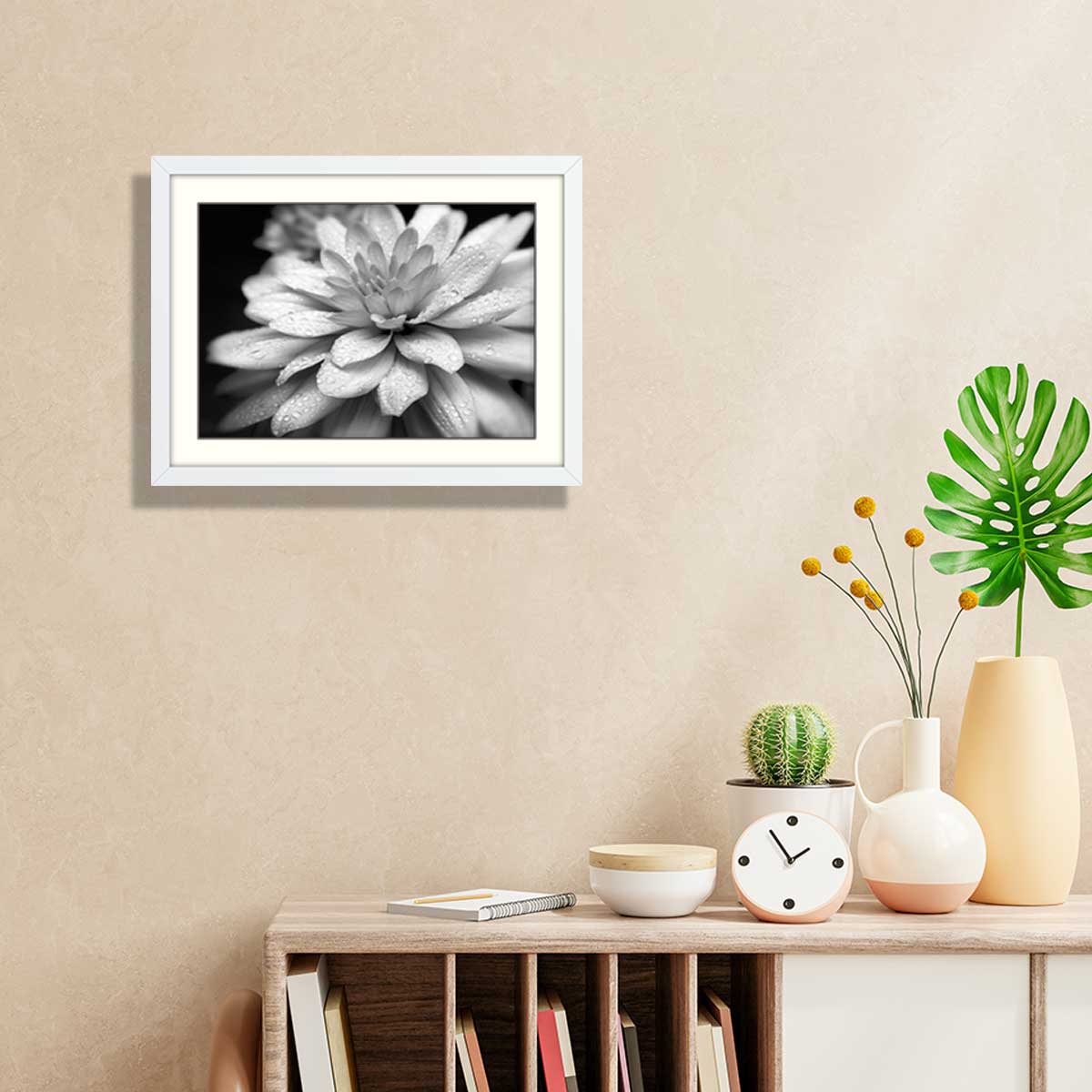 Black-And-White-Flower