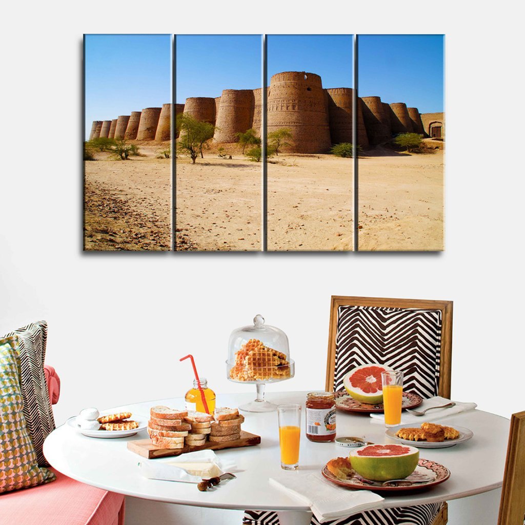 5 Panels Canvas set of Derawar Fort