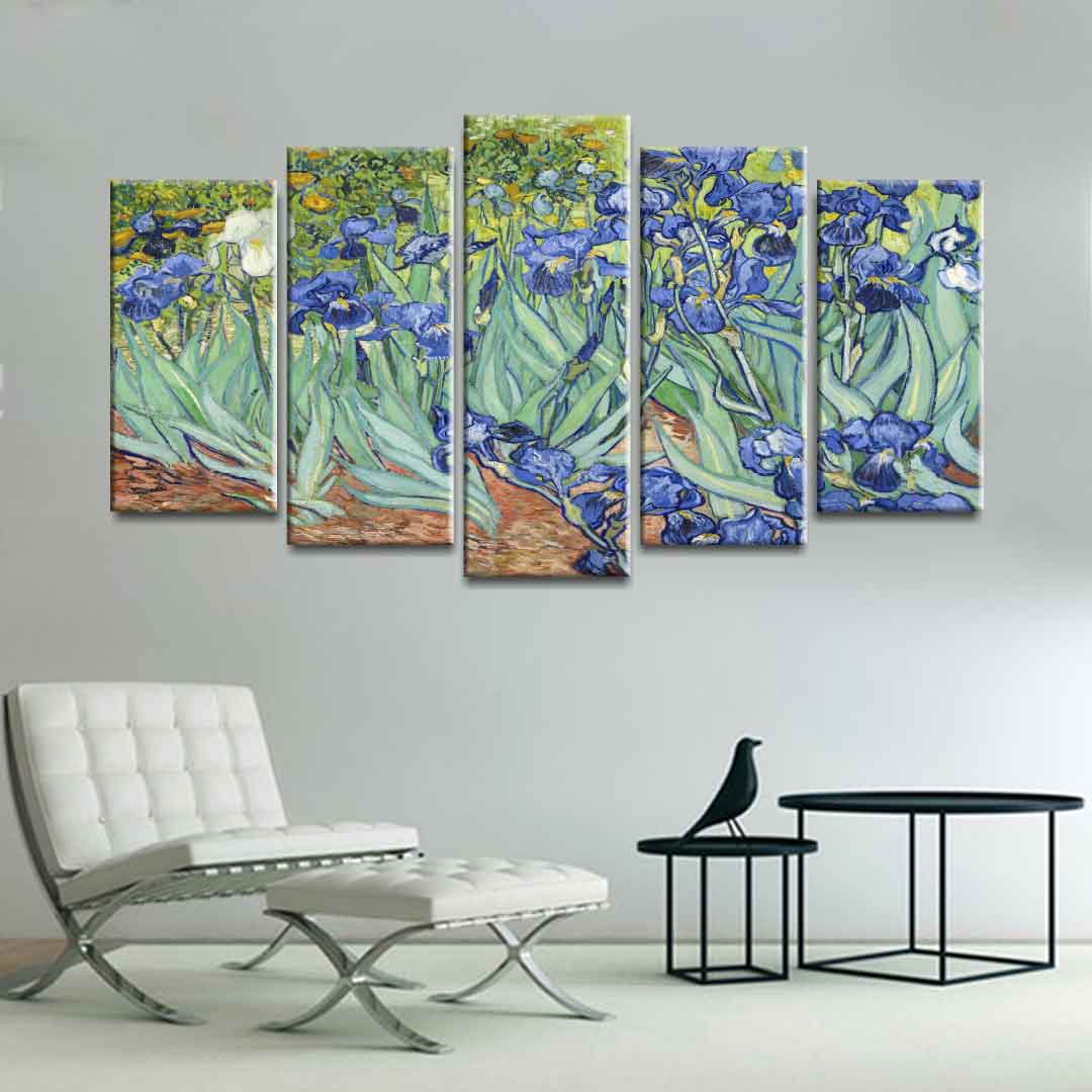 5 Panels Painting of Vincent van Gogh