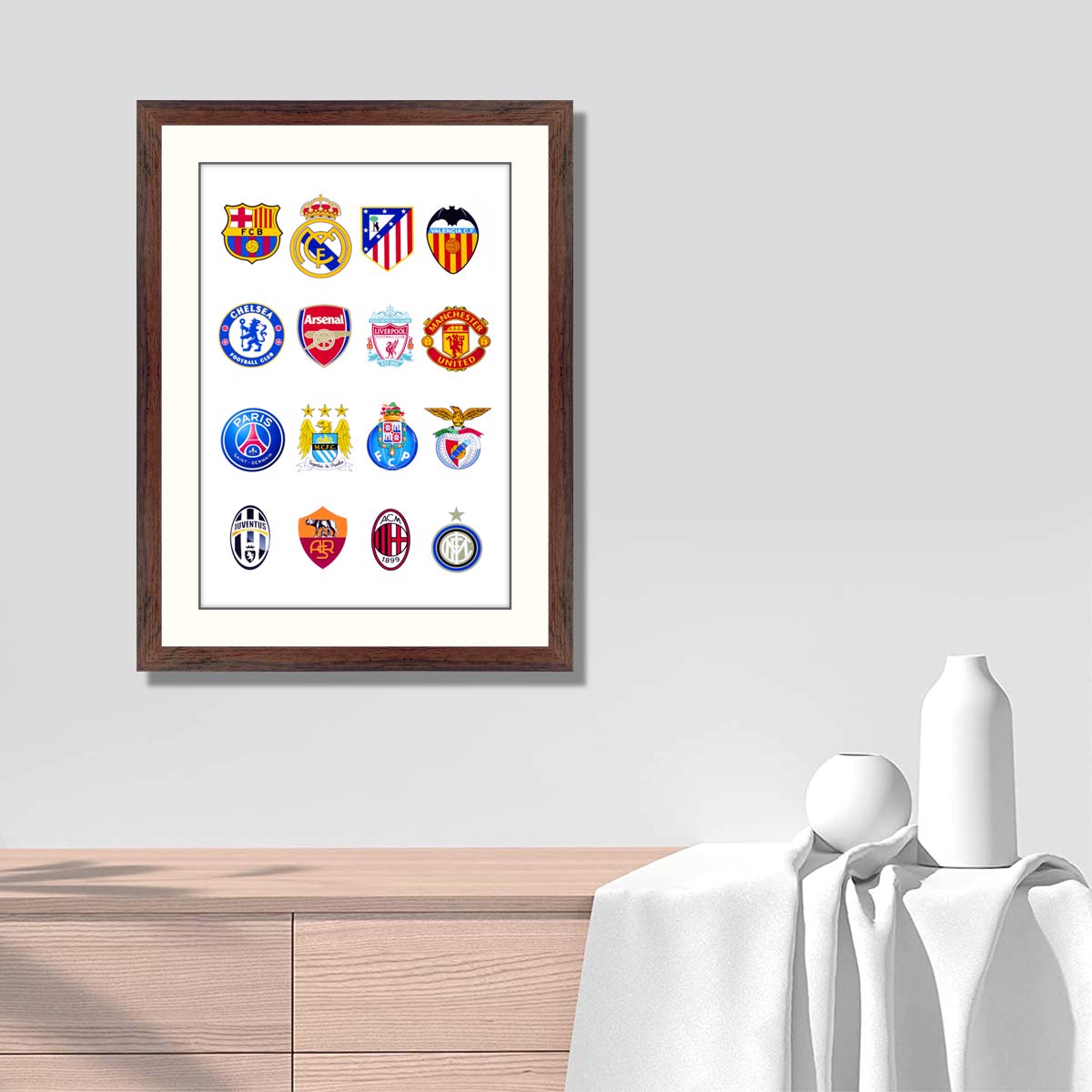 European-football-clubs-logo-printed-on-paper