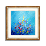 Abstract Floral Framed Art 02