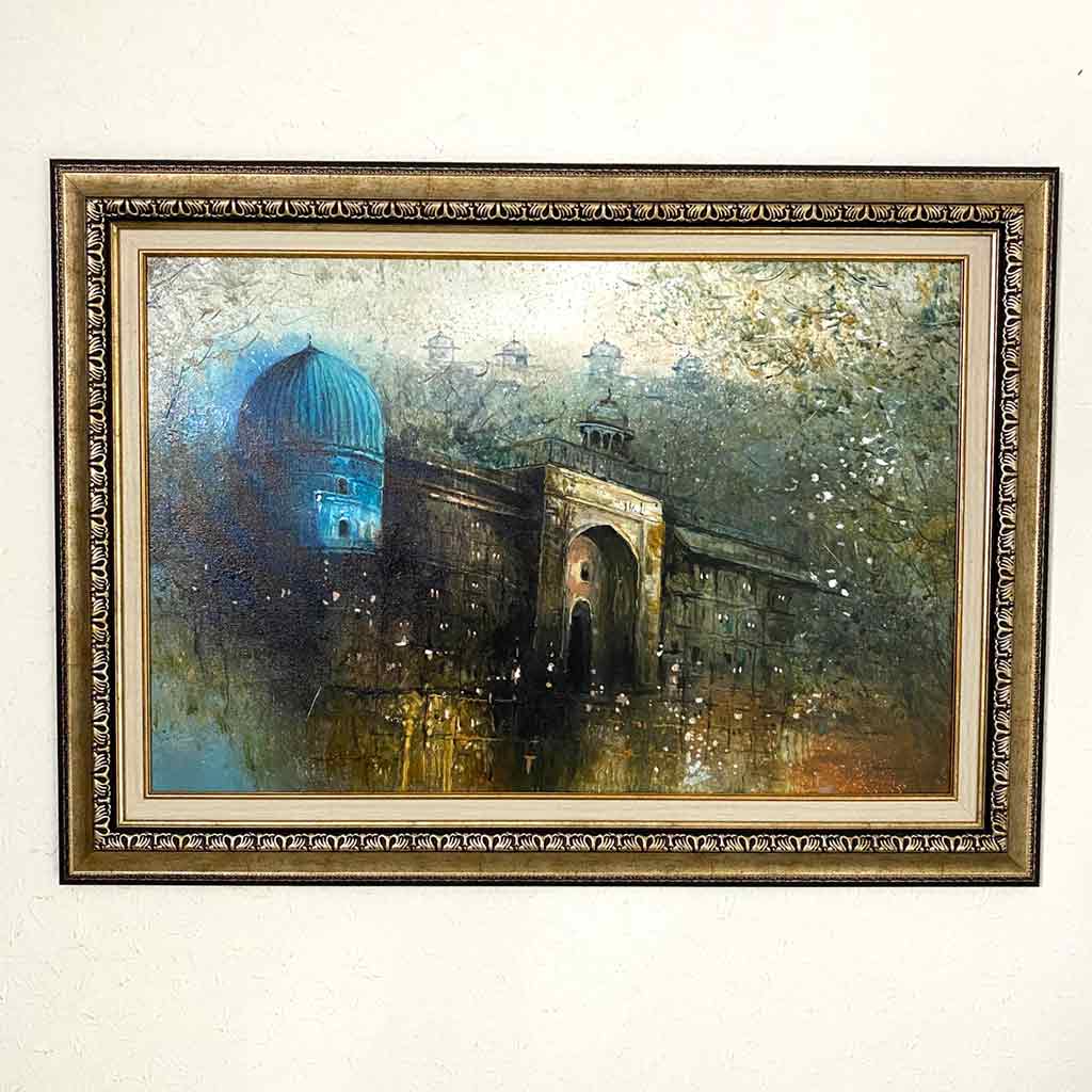 Abstract Old Mosque Painting