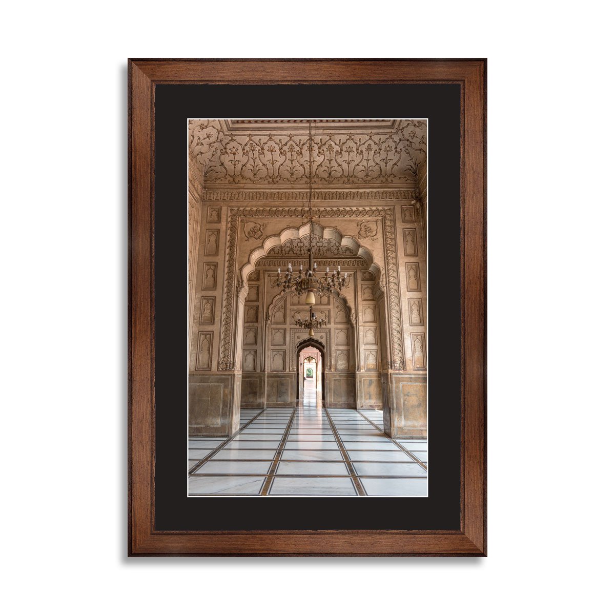 Interiors of Badshahi Mosque