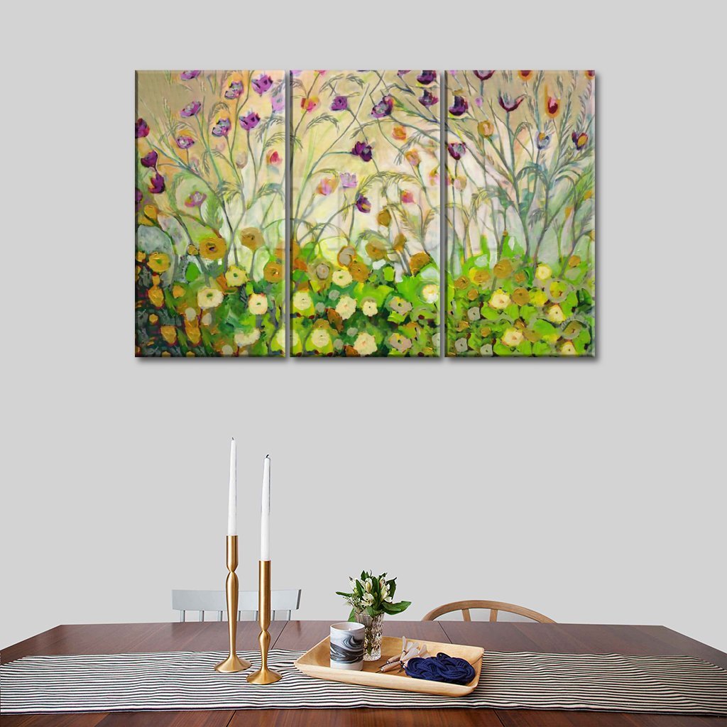 3 Panels Canvas Set of Jennifer lommers mardi grass