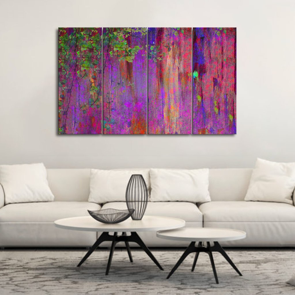 3 Panel Canvas set of Leaves and Branches