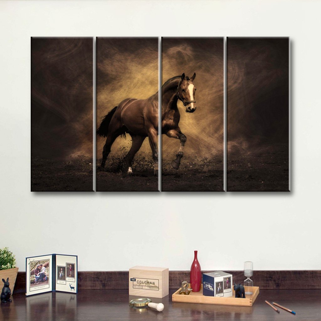 3 Panel Canvas set of Maltto Majestic horse