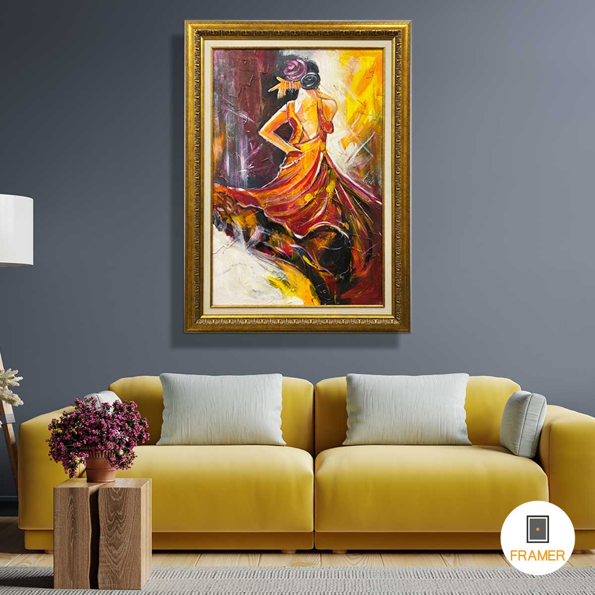 Modern Art  Abstract Figurative Oil Painting on Canvas