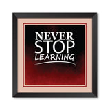 Never Stop Learning