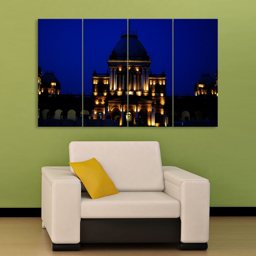 3 Panel Canvas set of Noor Mahal Palace Bahawalpur