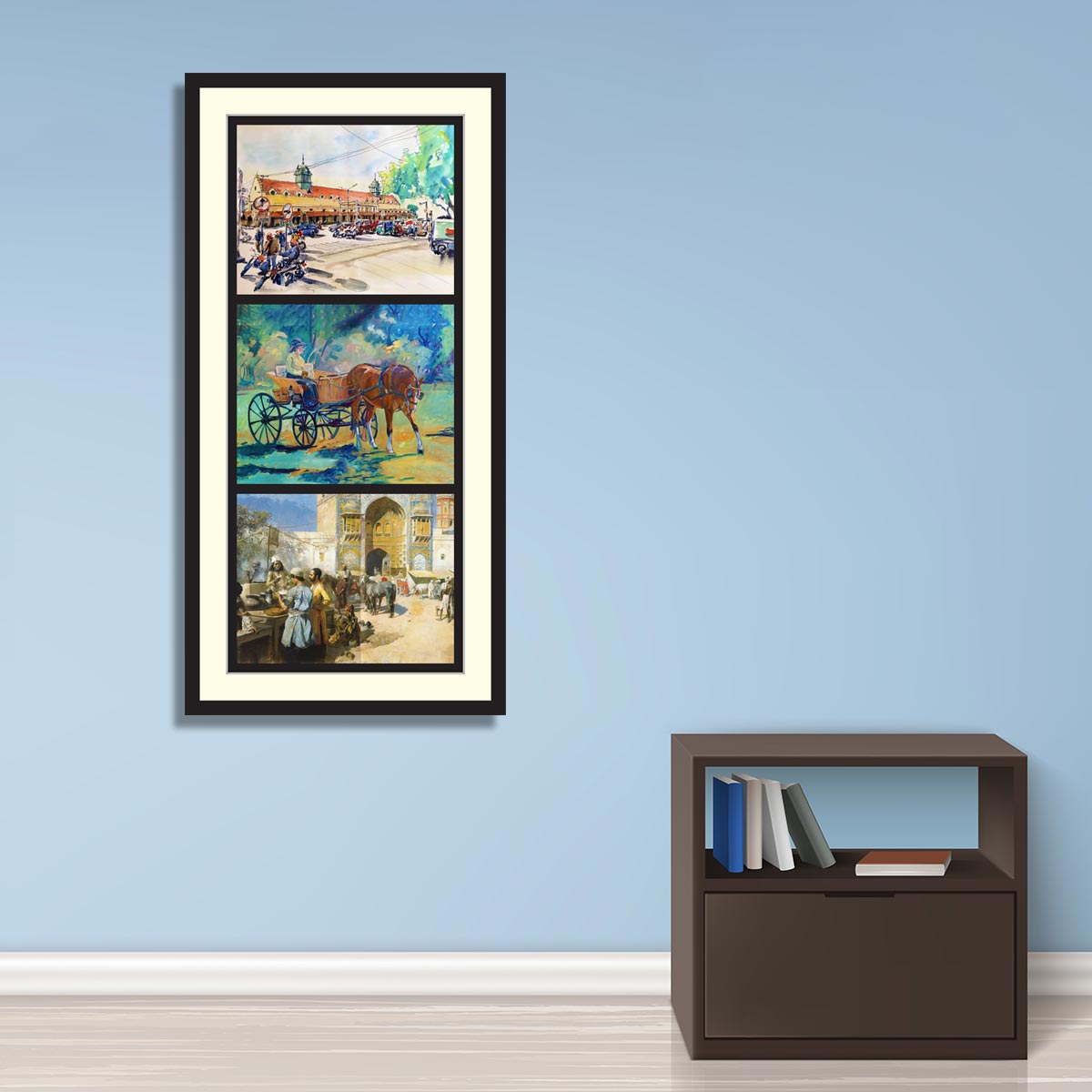 Old Lahore abstract Framed Art