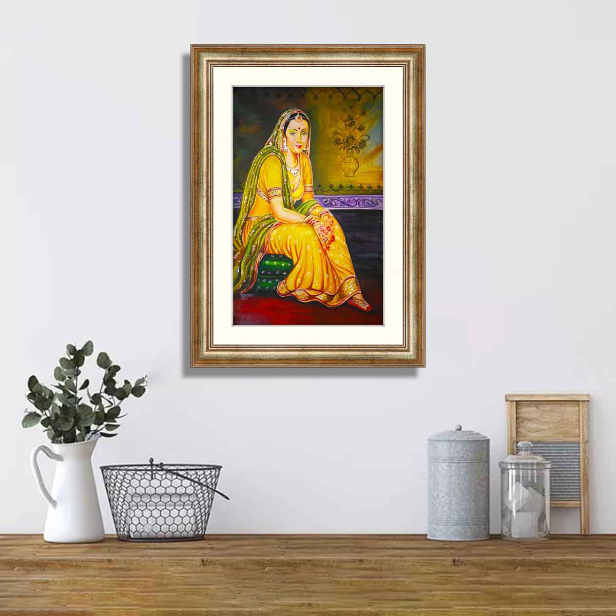 Rajasthani Lady digital art