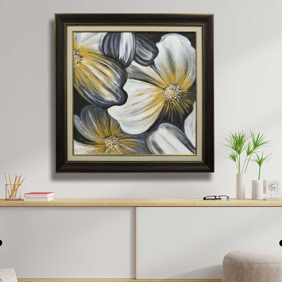 colorful Abstract Floral Art Painting 008