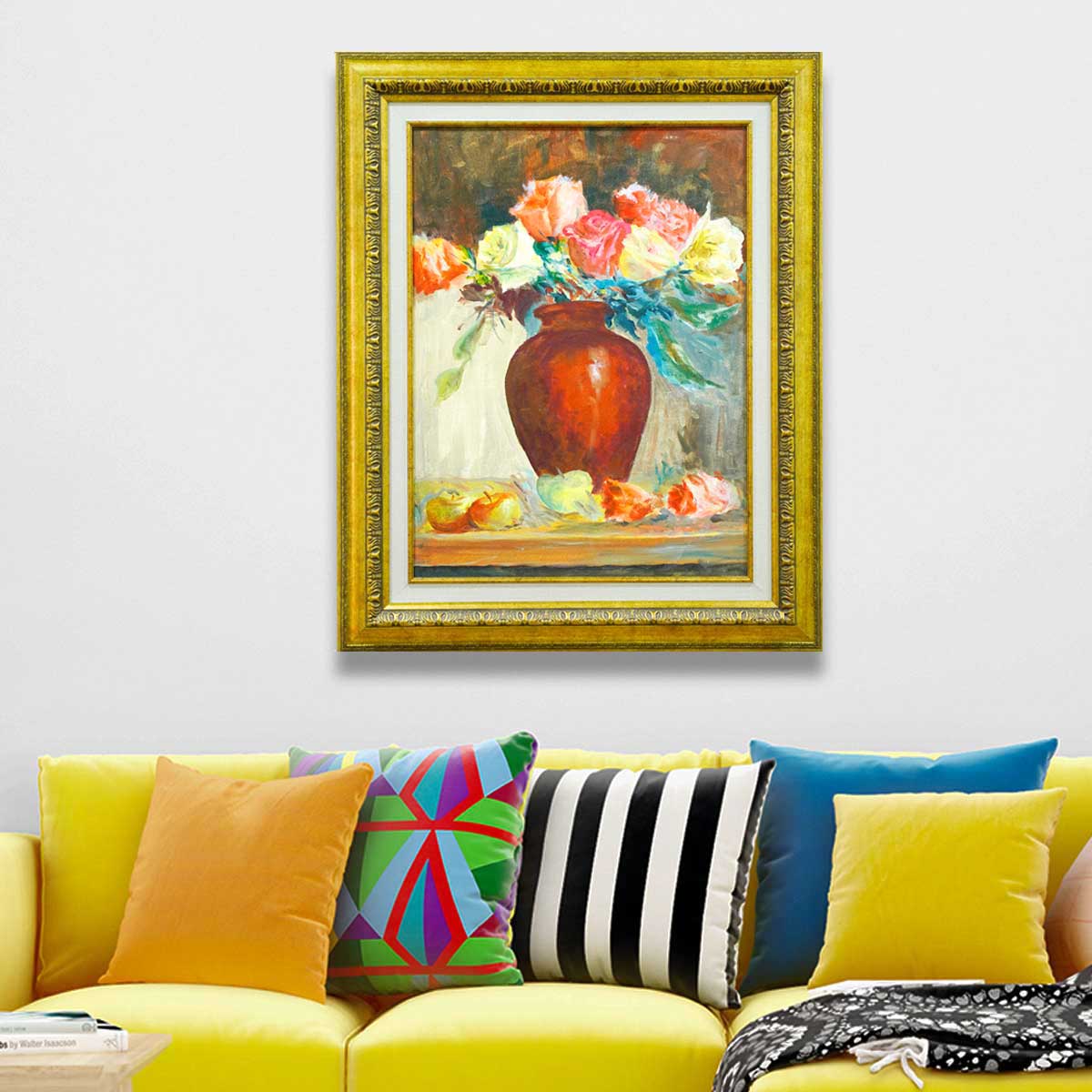 colorful Abstract Loral Art Painting