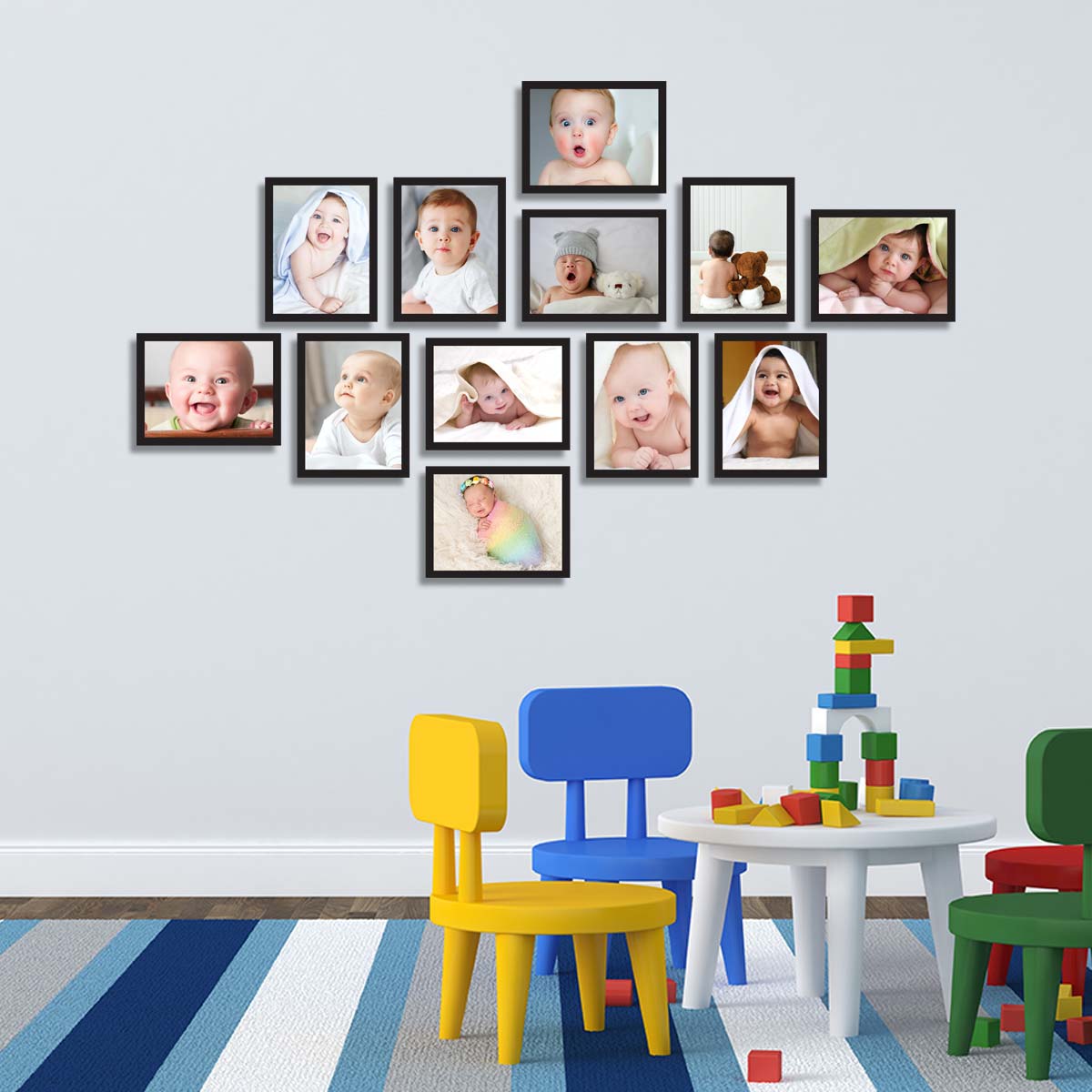 Set of 12 Frames Collage