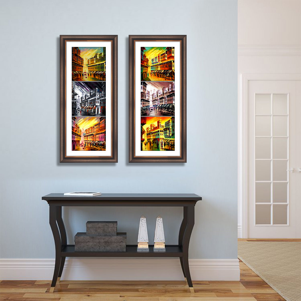 Set of 2 Historical Framed Art 01