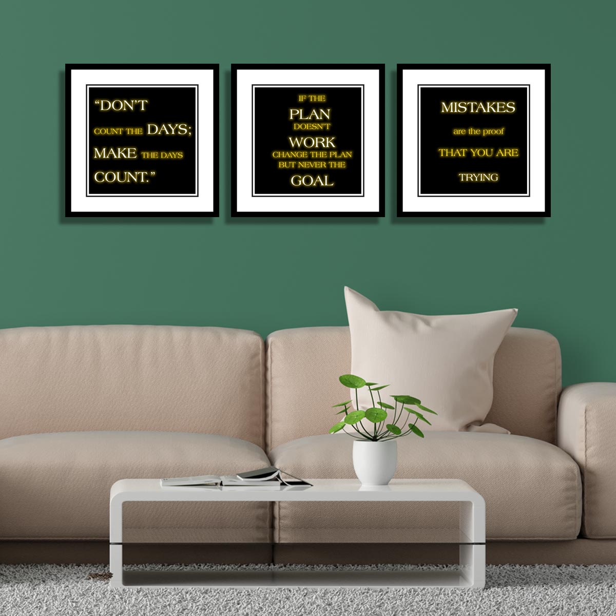 Set of 3 Motivational Quotes 03