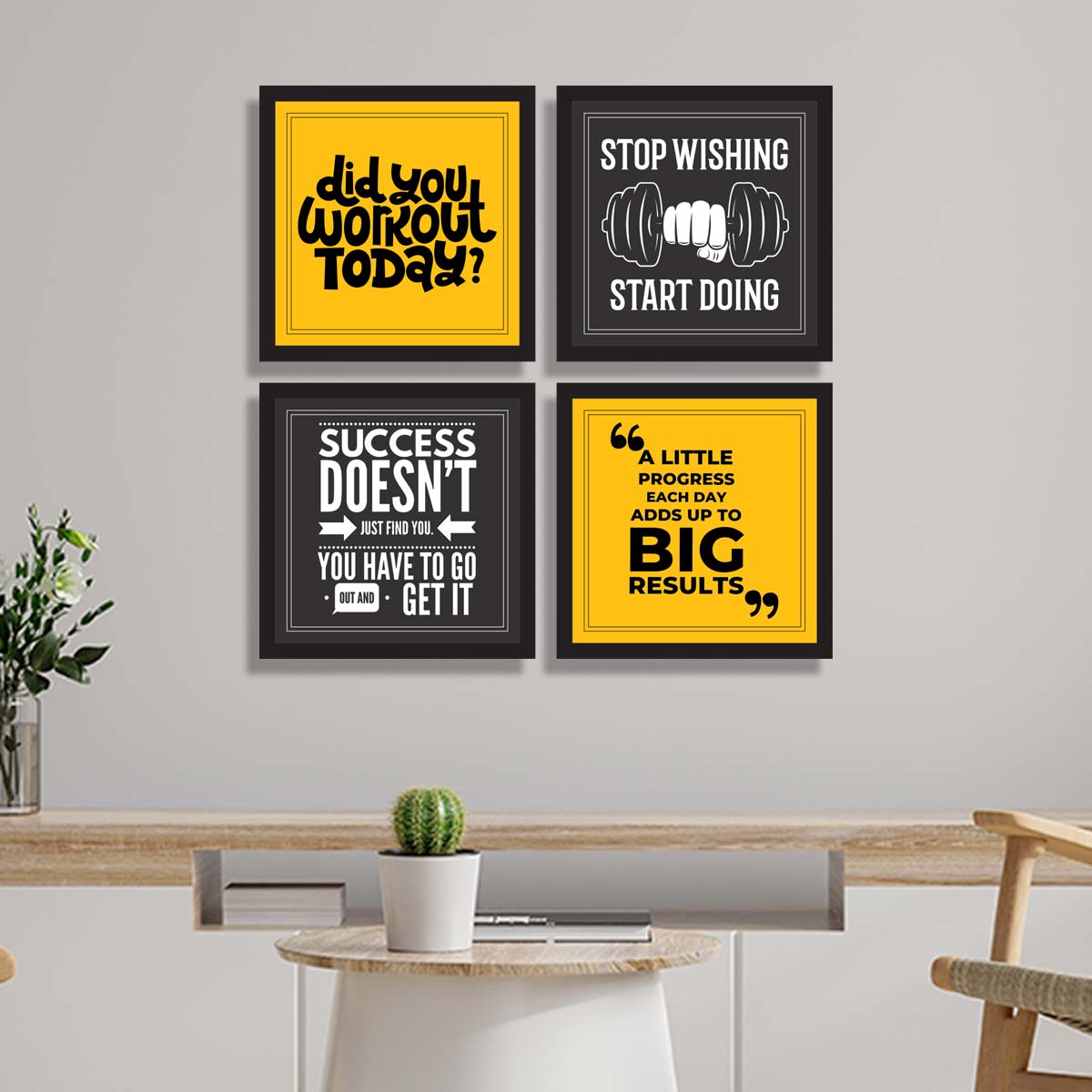 Set of 4 Motivational Quotes