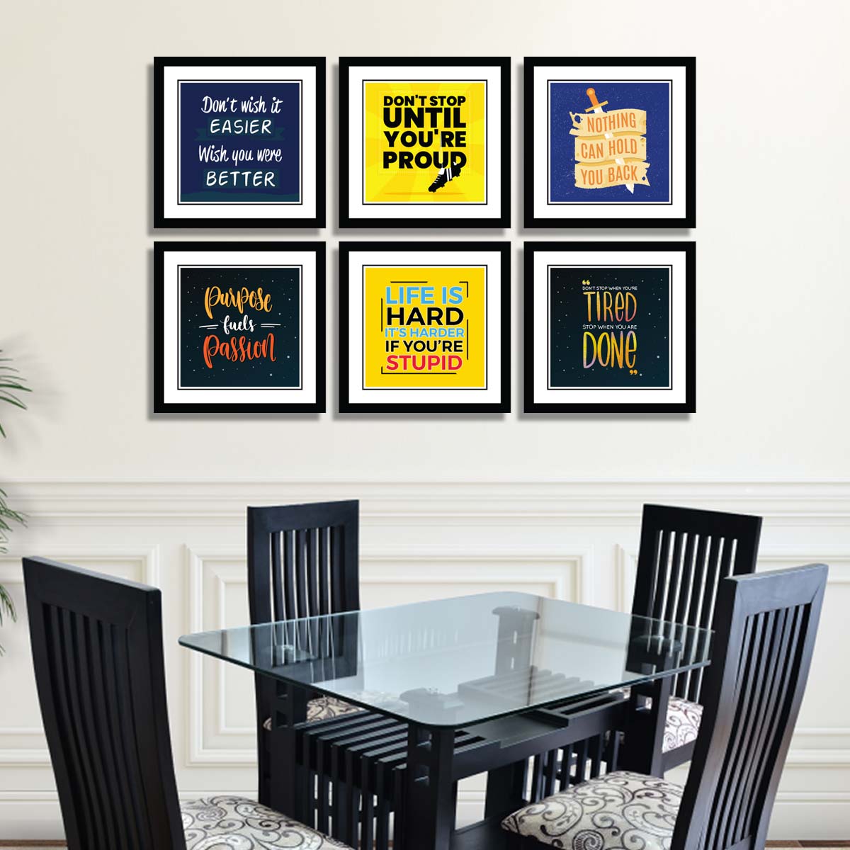 Set of 6 Framed Art 03