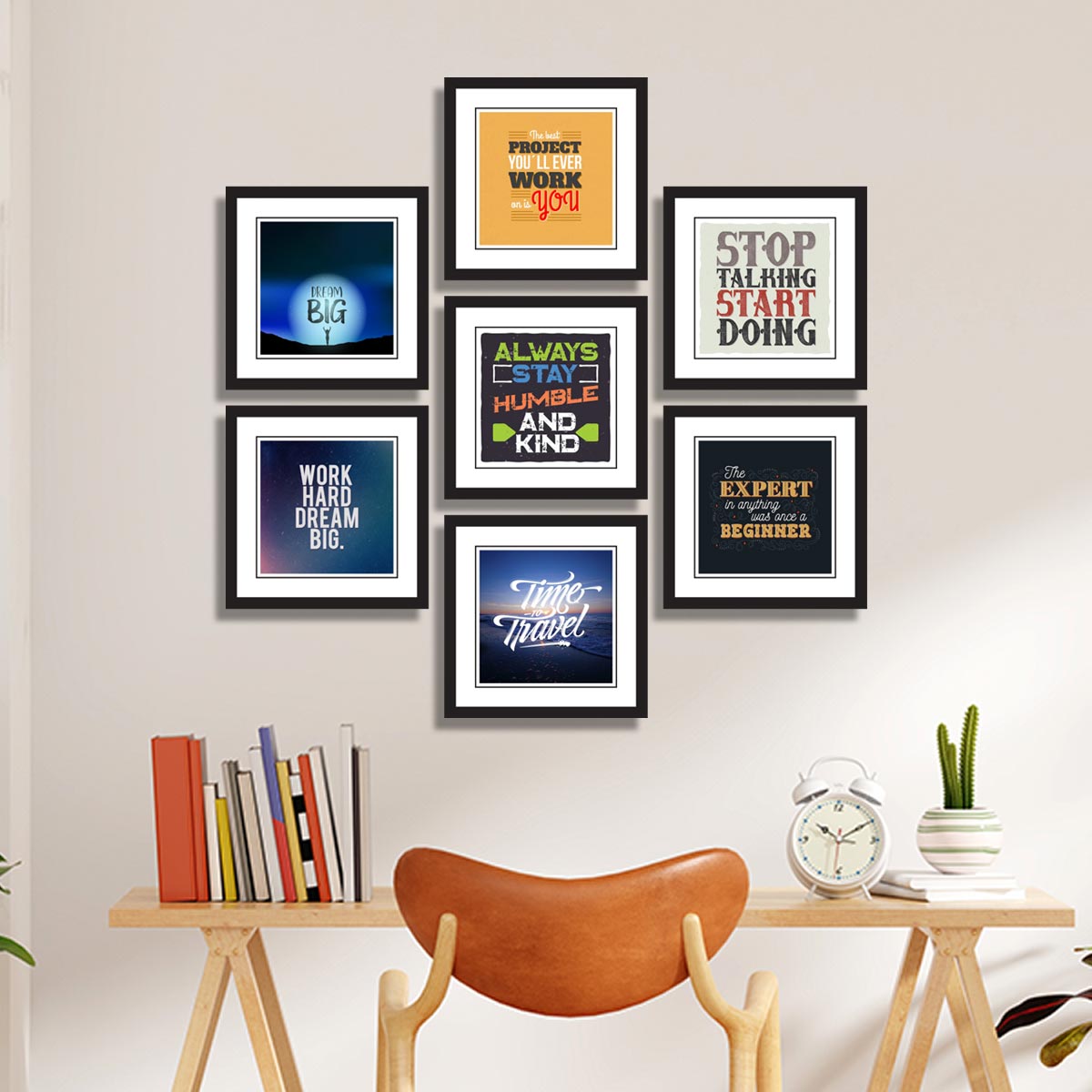 set of 7 Framed Art 01