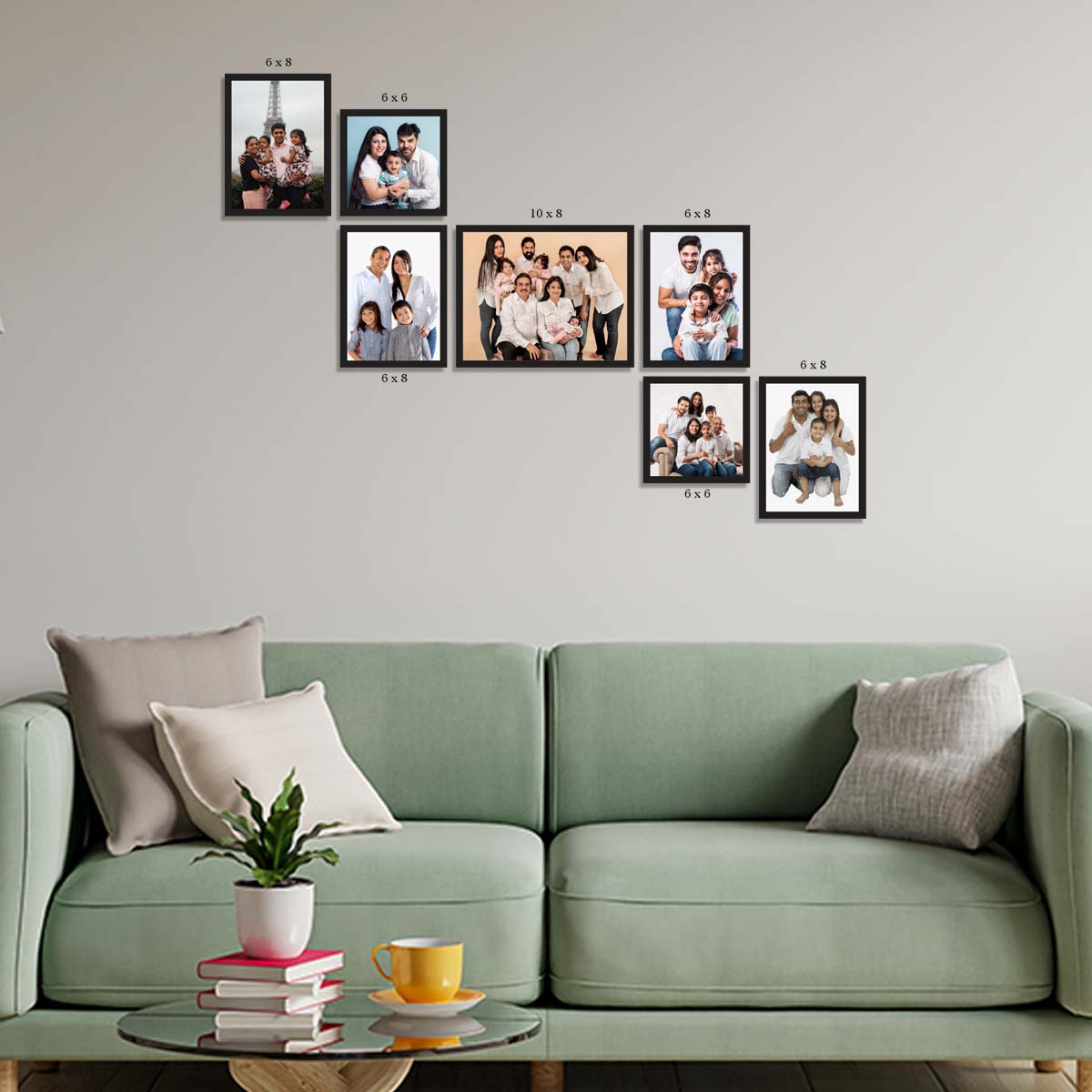 Set of 7 Frames Collage