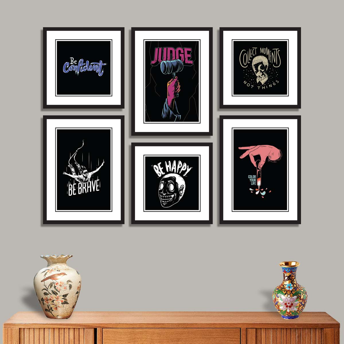 Set-of-Six-Framed-Art 02