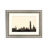 Skyline of Lahore old city scape with Badshahi Mosque