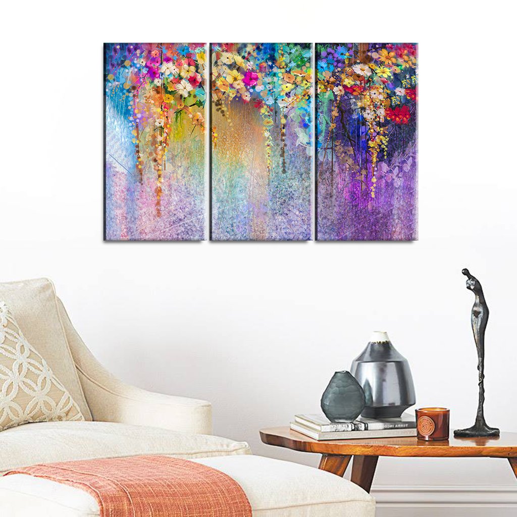 Canvas Sets Spring flower seasonal nature background