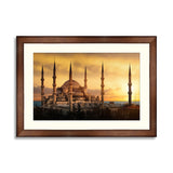 The Blue Mosque in Istanbul during sunset