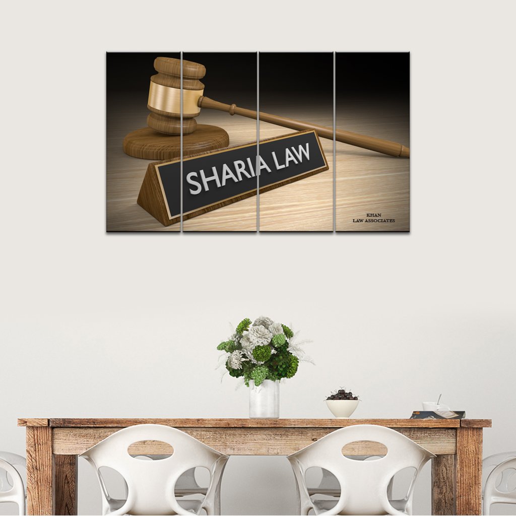 3 Panels Canvas Set The gavel of a judge in court 03