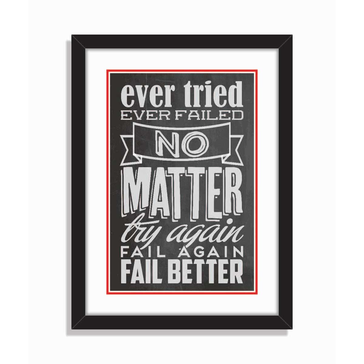 Ever Tried Ever Failed No Matter Try Again