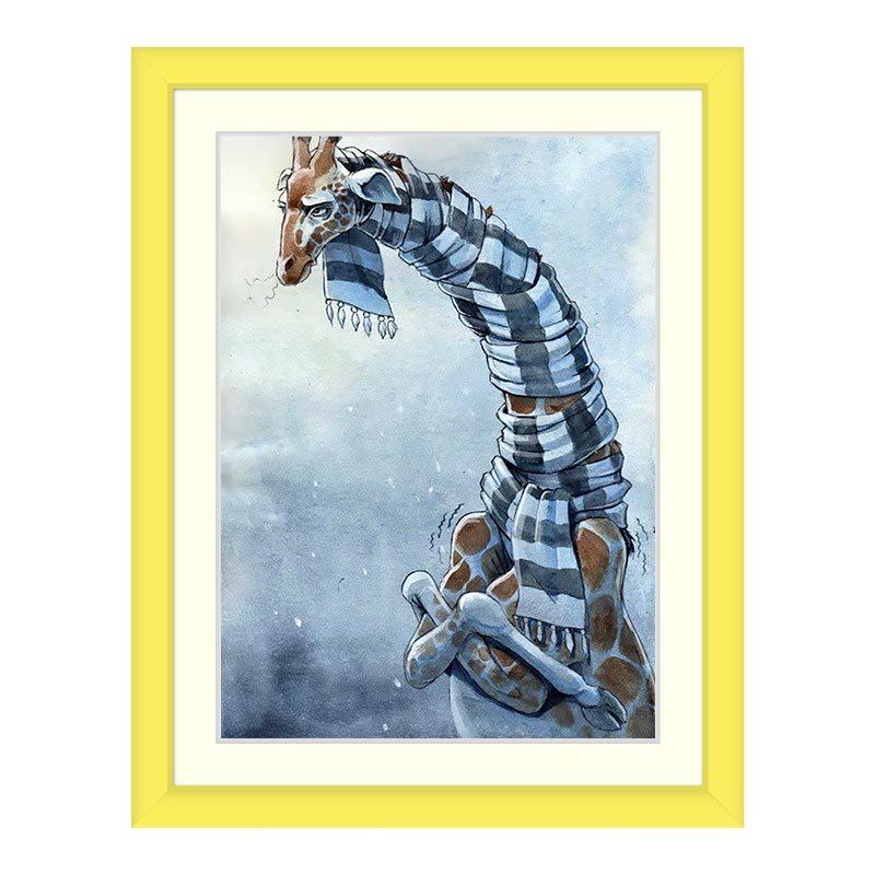 Giraffe in Scarf