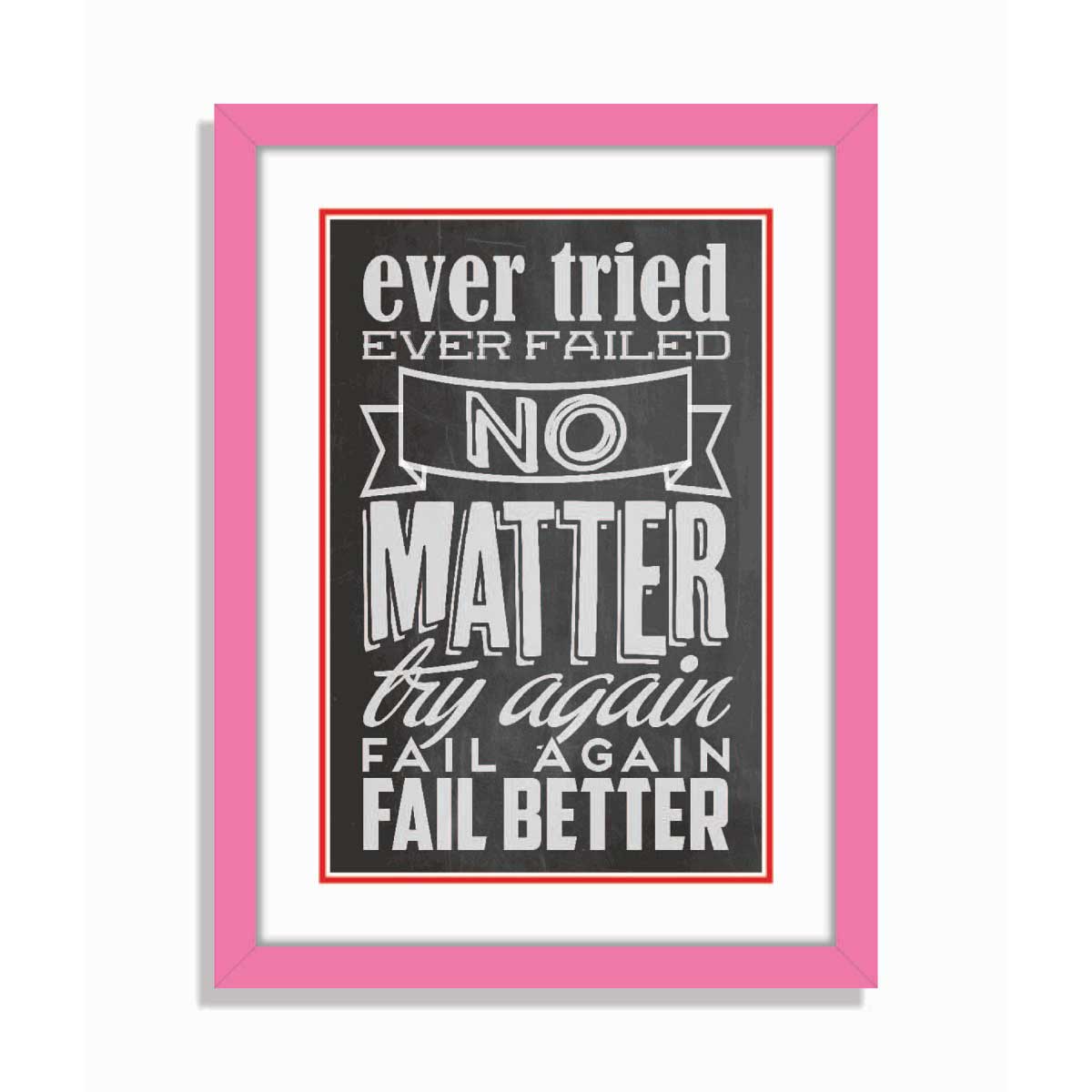 Ever Tried Ever Failed No Matter Try Again